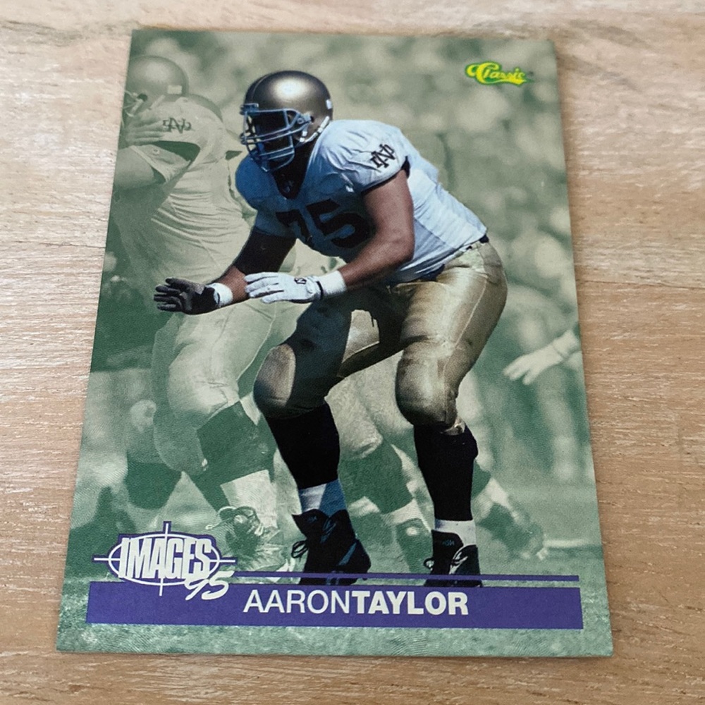 Aaron Taylor Green Bay Packers Offensive Lineman 1995 Classic Card